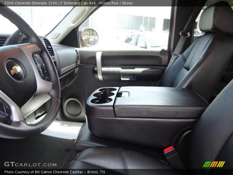Victory Red / Ebony 2009 Chevrolet Silverado 1500 LT Extended Cab 4x4