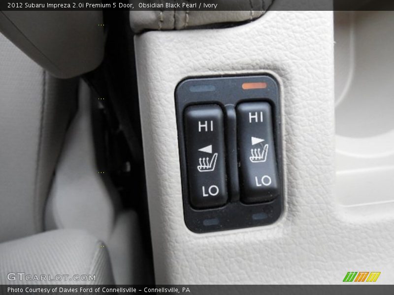 Obsidian Black Pearl / Ivory 2012 Subaru Impreza 2.0i Premium 5 Door