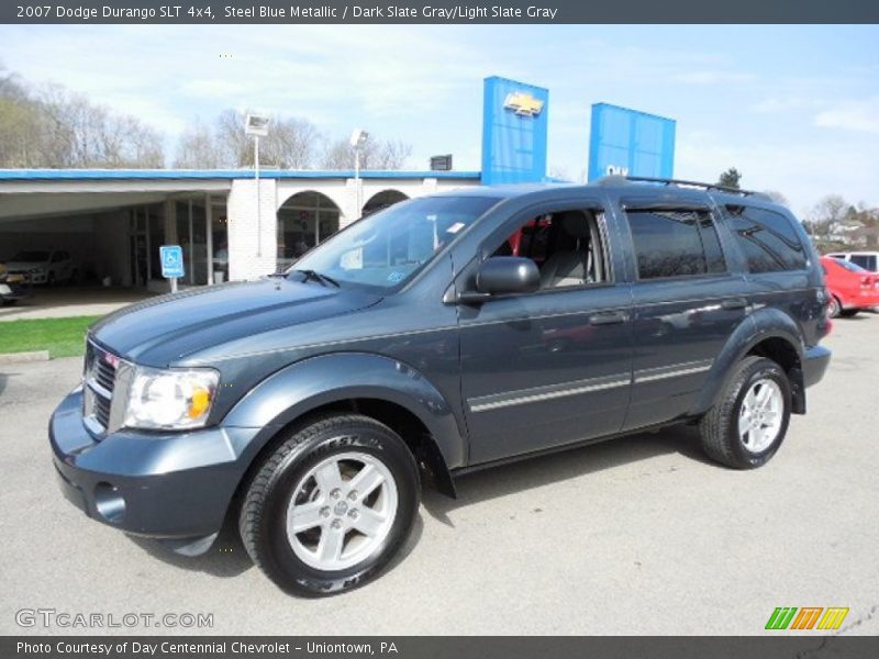 Steel Blue Metallic / Dark Slate Gray/Light Slate Gray 2007 Dodge Durango SLT 4x4