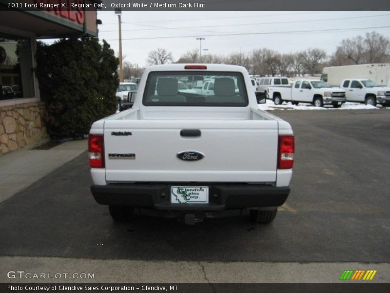 Oxford White / Medium Dark Flint 2011 Ford Ranger XL Regular Cab