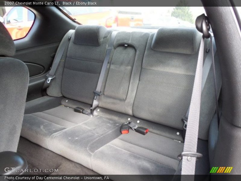Rear Seat of 2007 Monte Carlo LT