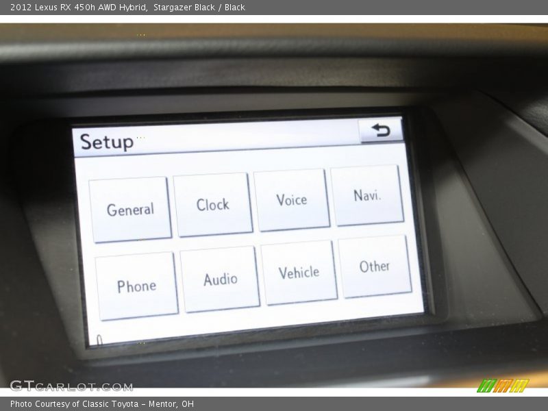 Stargazer Black / Black 2012 Lexus RX 450h AWD Hybrid