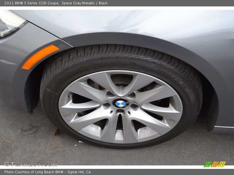 Space Gray Metallic / Black 2011 BMW 3 Series 328i Coupe