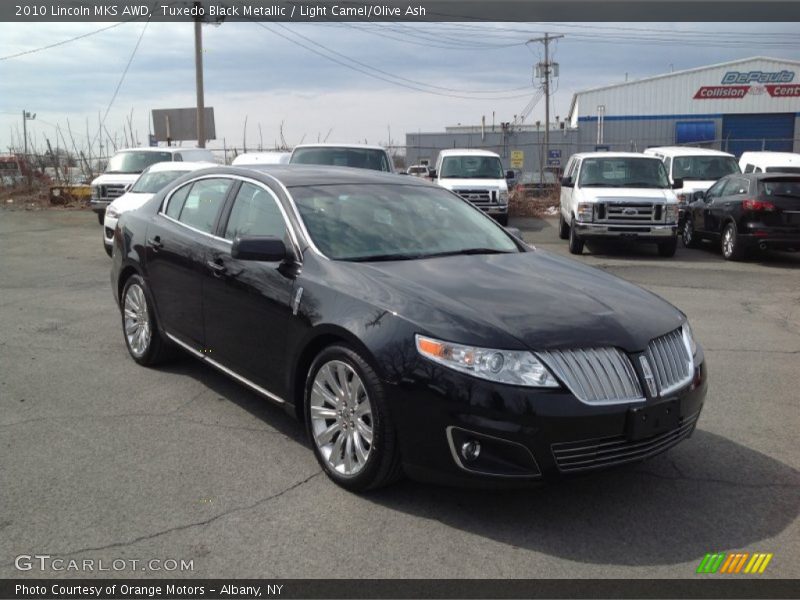 Tuxedo Black Metallic / Light Camel/Olive Ash 2010 Lincoln MKS AWD