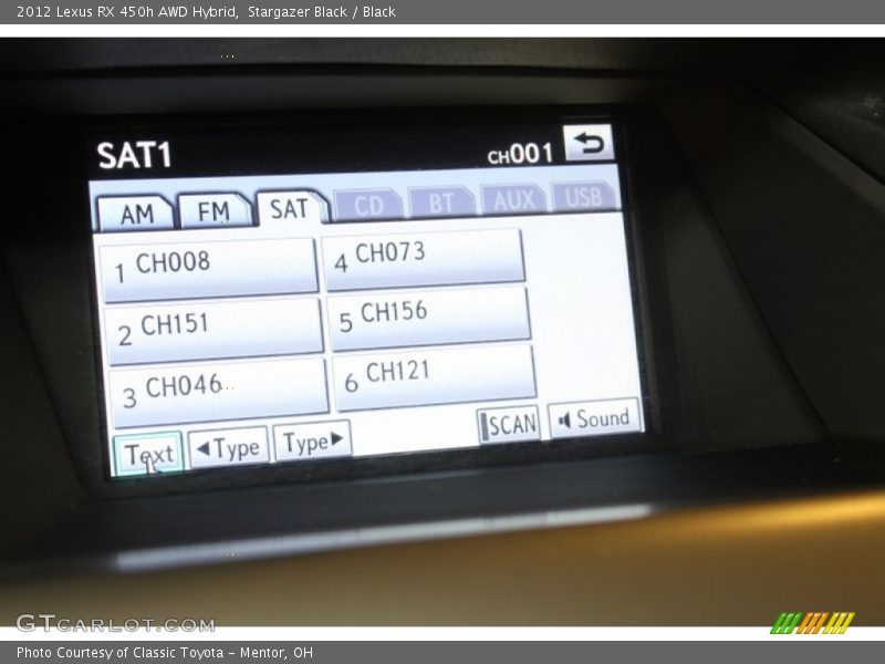 Stargazer Black / Black 2012 Lexus RX 450h AWD Hybrid