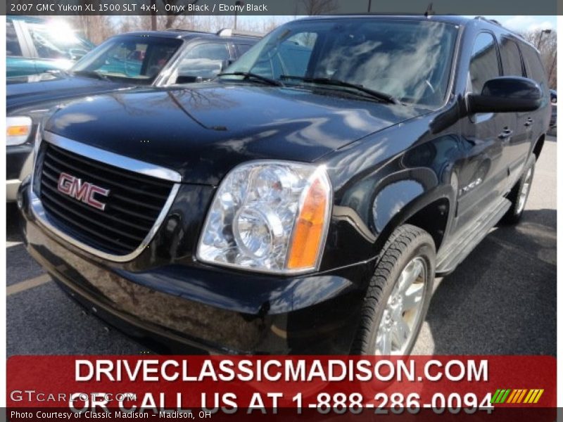 Onyx Black / Ebony Black 2007 GMC Yukon XL 1500 SLT 4x4