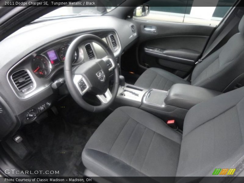 Tungsten Metallic / Black 2011 Dodge Charger SE