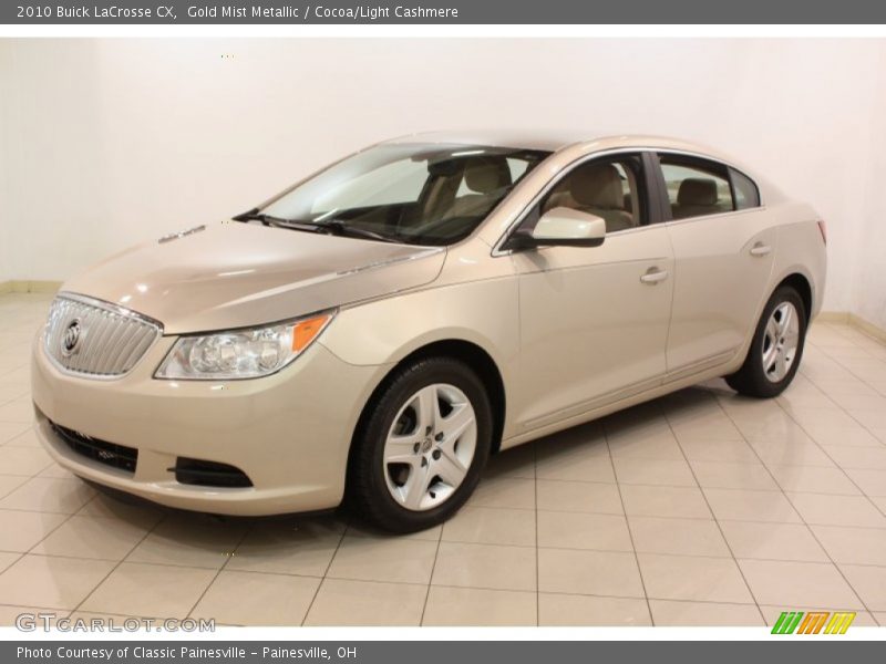Gold Mist Metallic / Cocoa/Light Cashmere 2010 Buick LaCrosse CX