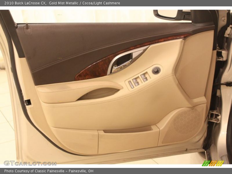 Gold Mist Metallic / Cocoa/Light Cashmere 2010 Buick LaCrosse CX