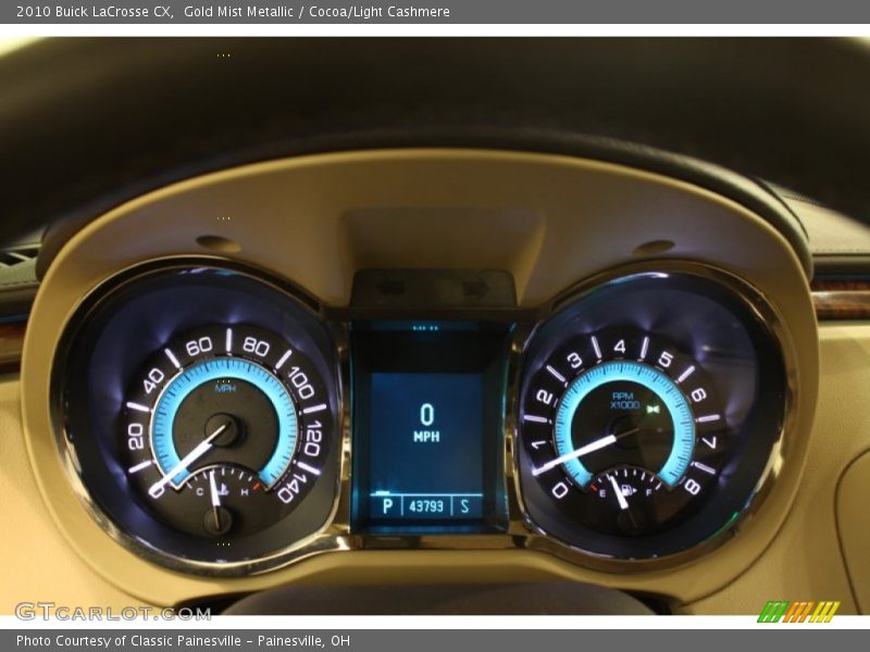  2010 LaCrosse CX CX Gauges