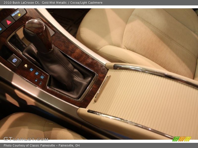 Gold Mist Metallic / Cocoa/Light Cashmere 2010 Buick LaCrosse CX