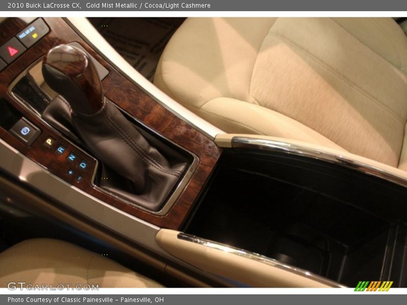 Gold Mist Metallic / Cocoa/Light Cashmere 2010 Buick LaCrosse CX
