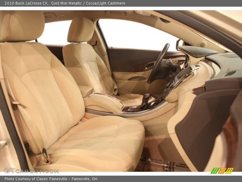 Gold Mist Metallic / Cocoa/Light Cashmere 2010 Buick LaCrosse CX