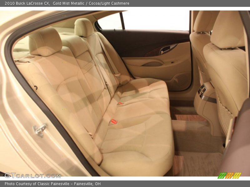 Gold Mist Metallic / Cocoa/Light Cashmere 2010 Buick LaCrosse CX