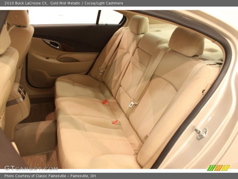 Gold Mist Metallic / Cocoa/Light Cashmere 2010 Buick LaCrosse CX