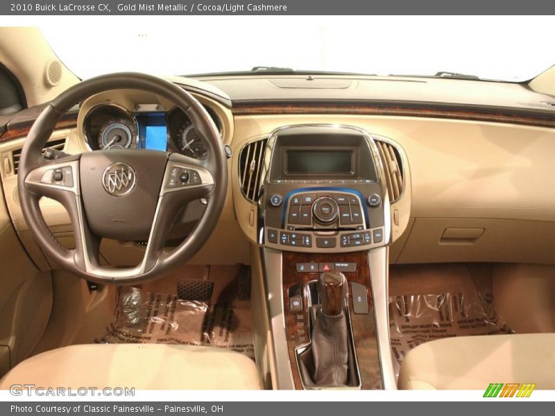 Gold Mist Metallic / Cocoa/Light Cashmere 2010 Buick LaCrosse CX