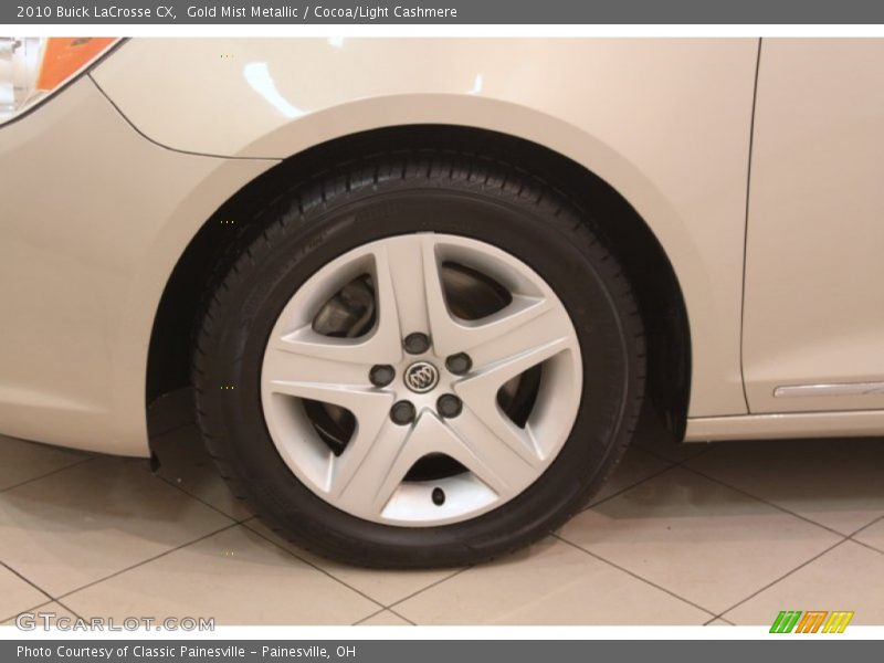 Gold Mist Metallic / Cocoa/Light Cashmere 2010 Buick LaCrosse CX