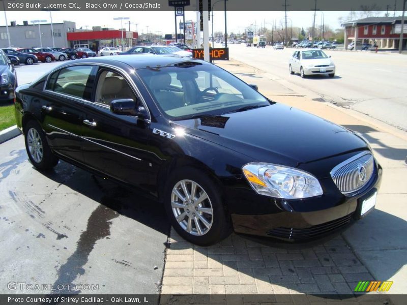 Black Onyx / Cocoa/Shale 2009 Buick Lucerne CXL