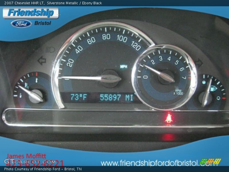 Silverstone Metallic / Ebony Black 2007 Chevrolet HHR LT