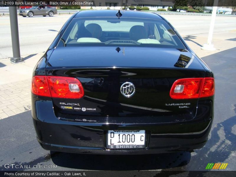 Black Onyx / Cocoa/Shale 2009 Buick Lucerne CXL