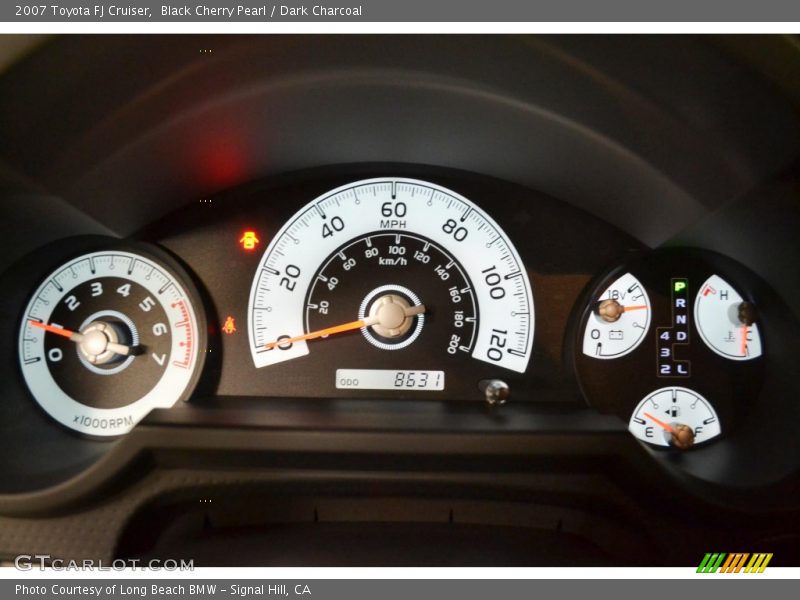Black Cherry Pearl / Dark Charcoal 2007 Toyota FJ Cruiser