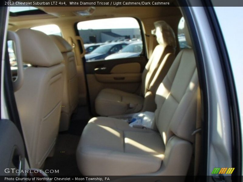 White Diamond Tricoat / Light Cashmere/Dark Cashmere 2013 Chevrolet Suburban LTZ 4x4