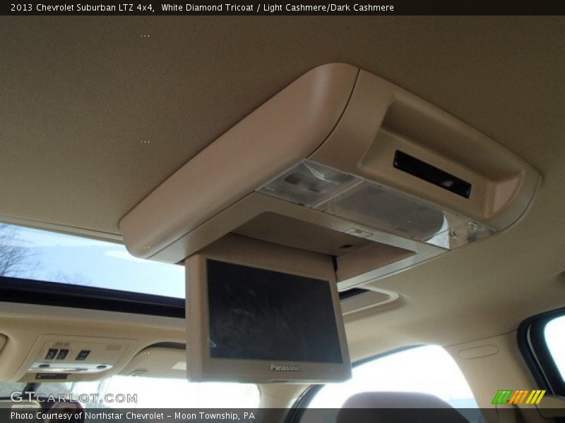 White Diamond Tricoat / Light Cashmere/Dark Cashmere 2013 Chevrolet Suburban LTZ 4x4