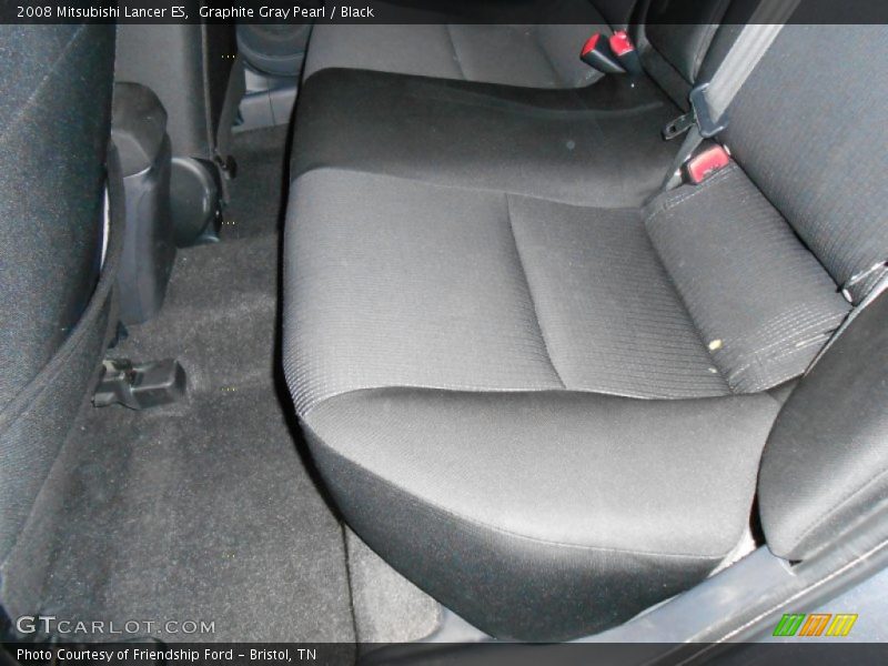 Graphite Gray Pearl / Black 2008 Mitsubishi Lancer ES