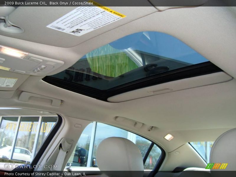 Black Onyx / Cocoa/Shale 2009 Buick Lucerne CXL