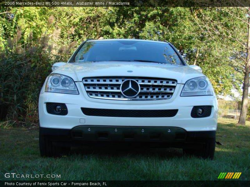 Alabaster White / Macadamia 2006 Mercedes-Benz ML 500 4Matic