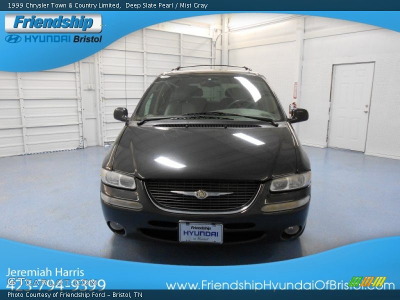 Deep Slate Pearl / Mist Gray 1999 Chrysler Town & Country Limited