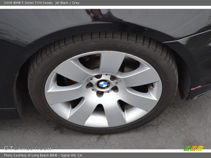 Jet Black / Grey 2006 BMW 5 Series 530i Sedan