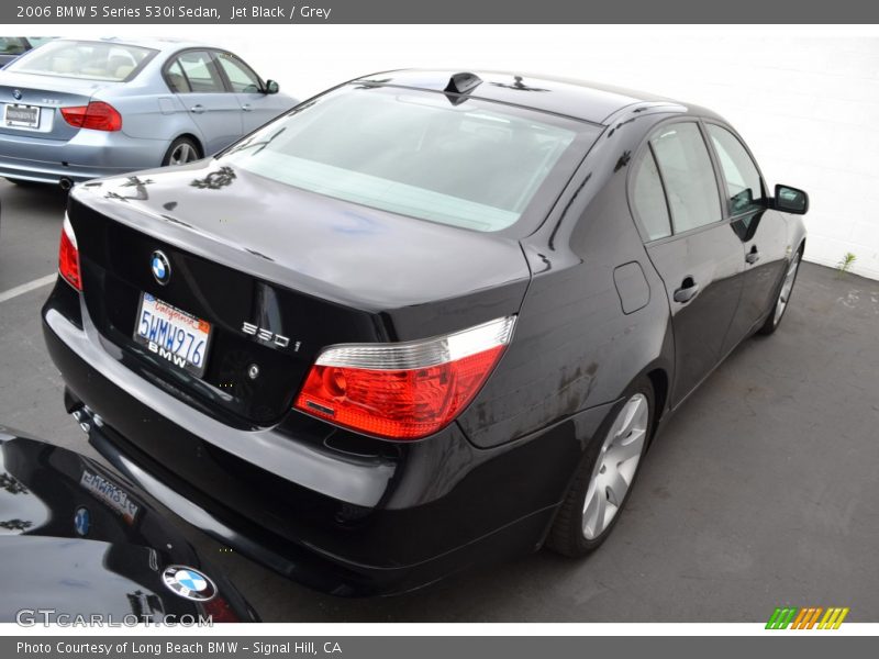 Jet Black / Grey 2006 BMW 5 Series 530i Sedan