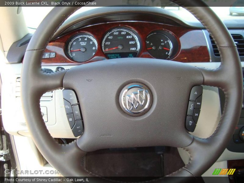 Black Onyx / Cocoa/Shale 2009 Buick Lucerne CXL