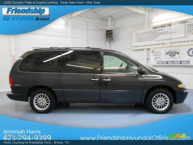 Deep Slate Pearl / Mist Gray 1999 Chrysler Town & Country Limited