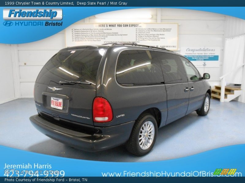 Deep Slate Pearl / Mist Gray 1999 Chrysler Town & Country Limited