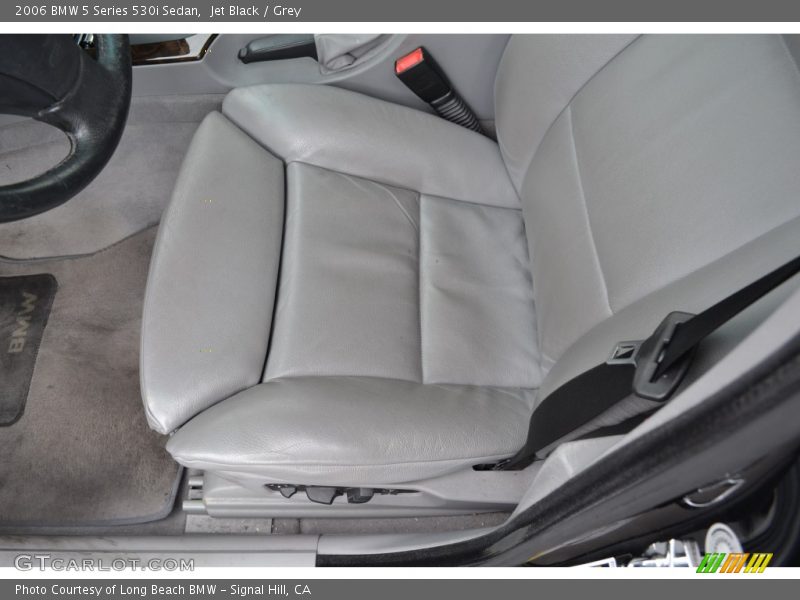 Jet Black / Grey 2006 BMW 5 Series 530i Sedan