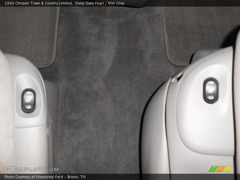 Deep Slate Pearl / Mist Gray 1999 Chrysler Town & Country Limited