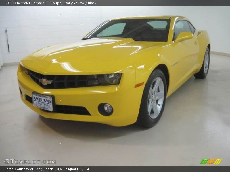 Rally Yellow / Black 2012 Chevrolet Camaro LT Coupe