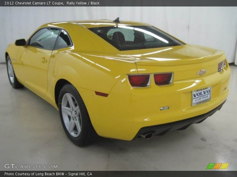 Rally Yellow / Black 2012 Chevrolet Camaro LT Coupe