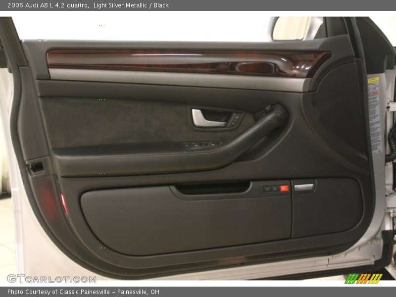 Light Silver Metallic / Black 2006 Audi A8 L 4.2 quattro