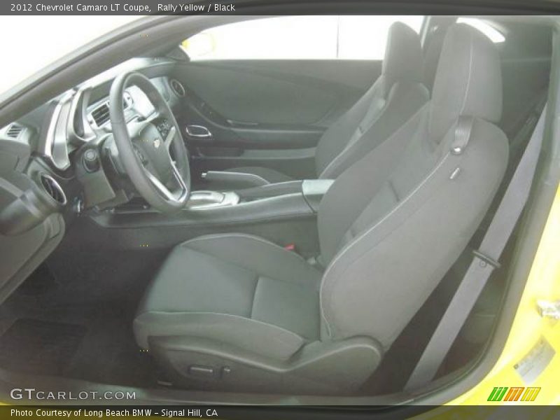 Rally Yellow / Black 2012 Chevrolet Camaro LT Coupe