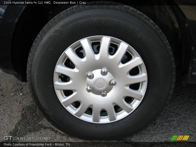 Deepwater Blue / Gray 2009 Hyundai Santa Fe GLS 4WD