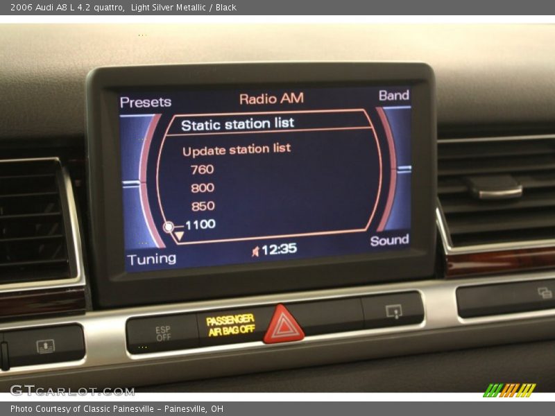 Light Silver Metallic / Black 2006 Audi A8 L 4.2 quattro