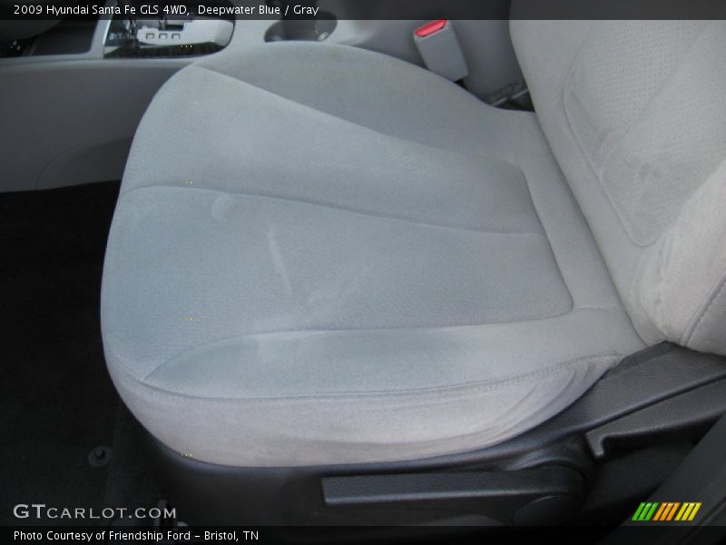 Deepwater Blue / Gray 2009 Hyundai Santa Fe GLS 4WD