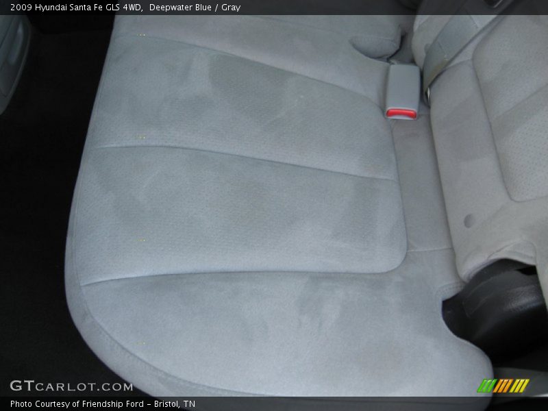 Deepwater Blue / Gray 2009 Hyundai Santa Fe GLS 4WD