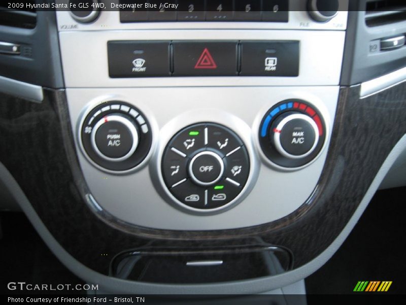 Controls of 2009 Santa Fe GLS 4WD