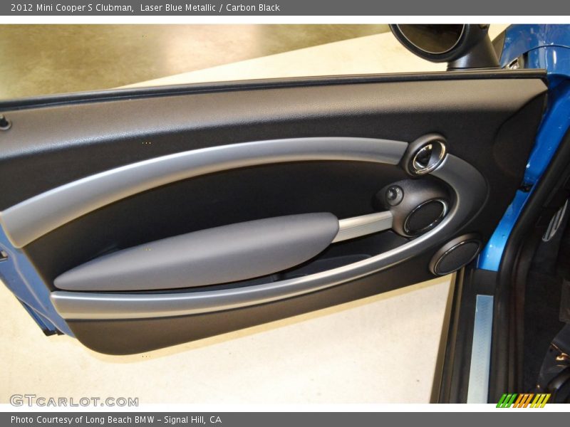 Laser Blue Metallic / Carbon Black 2012 Mini Cooper S Clubman