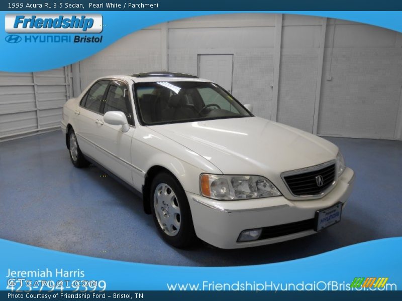 Pearl White / Parchment 1999 Acura RL 3.5 Sedan