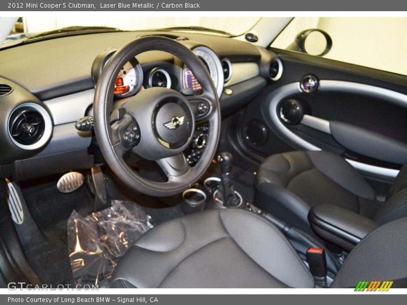 Laser Blue Metallic / Carbon Black 2012 Mini Cooper S Clubman